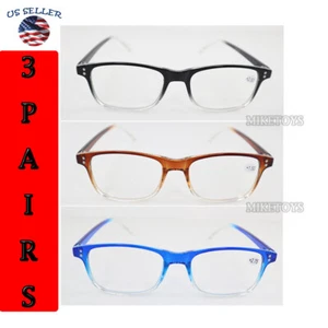 LENTES DE LECTURA 3, PAQUETE LOTE LECTOR CLÁSICO Multi COLOR MUJER ESTILO (215) - Imagen 1 de 7