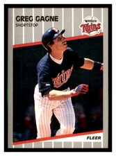 1989 Fleer #111 GREG GAGNE Minnesota Twins