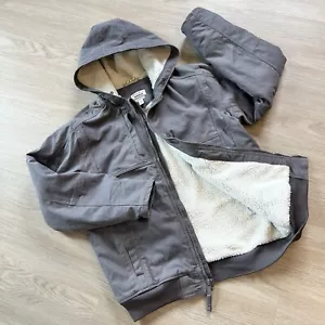 Eddie Bauer Work Wear Canvas Carhartt wie Sherpa gefütterte Herren Jacke Gr. Large neu ohne Etikett - Bild 1 von 9