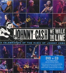 JOHNNY CASH WE WALK THE LINE SEALED DVD + CD For Promotion Only Man in Black - Imagen 1 de 2