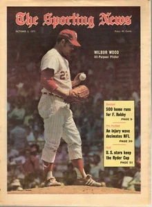 Sporting News Baseball newspaper 10/2/1971, Wilbur Wood, Chicago White Sox ~ VG - Picture 1 of 8