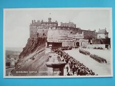 Edinburgh Castle, Changing The Guard - Old 'Valentine's Photo-Type' Postcard