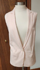 Venus Women's Size 10 Peach Pink Vest with Lace Back