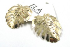 Free Shipping Fashion Jewelry Popular Leaf Metal Stud Earring P3628