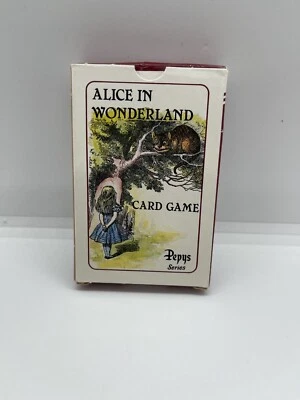 Alice in Wonderland Card Game Pepys Vintage Gibson's Games-COMPLETE - Image 1 of 4