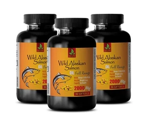 Gehirnverbesserung - WILD ALASKAN LACHSÖL - Vitamin E und Augengesundheit 3B - Bild 1 von 7