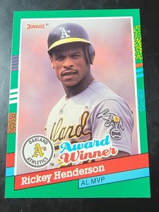 1991 Donruss Baseball #761 Rickey Henderson *BUY 2 GET 1 FREE*