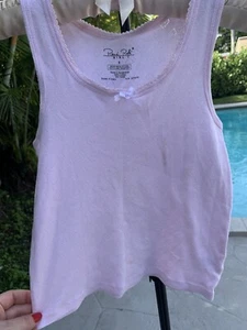 Rene Rofe girl pajamas Set 2 Pc size 8. Light Pink - Picture 1 of 20