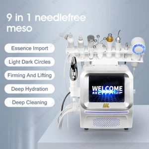 Multifunctional 9In1 Hydrogen Oxygen Bubble Beauty Machine Deep Cleans Face Care - Photo 1/14