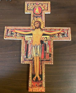 San Damiano 16" Crucifix, New #004 - Picture 1 of 2