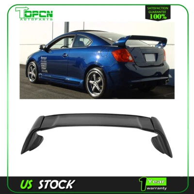 Fit For 2011-2016 Scion tC Un Black ABS Plastic Rear Trunk Wing Spoiler - Image 1 of 4