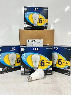 CASE OF 24 BULBS - GE 10W (= 60W) LED Soft White, A19, 800 Lumens Bulbs 99215 - Image 1 of 4
