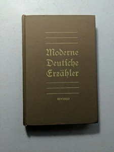 Moderne Deutsche Erzahler by Robert O. Roseler (1946, Norton) - Imagen 1 de 3