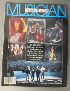 Musician Magazine Robert Plant, Def Leppard, Metallica, GnR, January 1989! - Picture 1 of 2