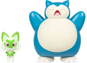 Pokemon 2-Inch Sprigatito and 4.5-Inch Snorlax Battle Ready Figures 2-Pack New - Picture 1 of 7
