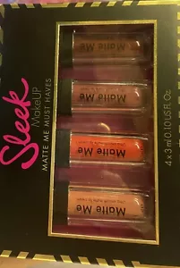 Sleek Makeup Matte Lip Gloss set 4 - Picture 1 of 4
