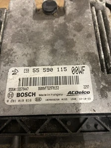 2011-2014 VAUXHALL CORSA D A13DTC ECU WITH CAR PASS 55590115 00WF - Picture 1 of 3