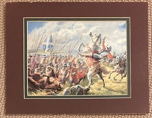 “English vs. Scots At Pinkie Cleugh” by John Pomeroy - 11” x 14” Print (1997)