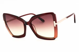 TOM FORD TF0766-69T-63 Sunglasses Size 63mm 135mm 19mm bordeaux Women NEW - Picture 1 of 5