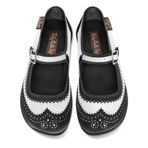 Zapatos planos Hot Chocolaticas Havana Mary Jane diseño chocolate talla 39 EE. UU. 9 NUEVOS SIN CAJA - Imagen 1 de 16