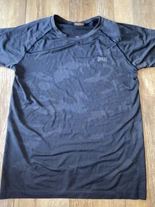 Everlast Dry Fit T-shirt Large Dark Grey Men’s Round Neck Short Sleeve - Picture 1 of 5