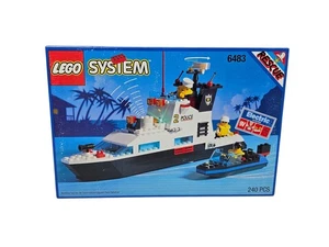 Lego Sistema Patrulla Costera 9V 6483 Policía Rescate NUEVO SELLADO 1994 De colección - Imagen 1 de 18