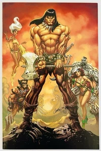 Conan el Bárbaro #1 J Scott Campbell Variante Virgen Exclusiva 2019 ~ En muy buen estado - Imagen 1 de 9