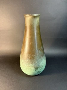 Vintage Vase patiniert Bronze WMF Ikora Germany 9" - Bild 1 von 13