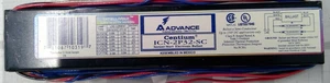 Advance ICN-2P32-SC Balastro Fluorescente Electrónico Arranque Instantáneo, 2 Lámparas, 32W T8 - Imagen 1 de 3