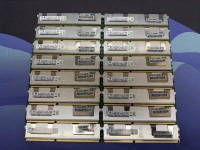 256 GB (16 GB x 16) PC3-8500R RDIMM Samsung M393B2K70DM0-CF8Q8 RAM Memory - Image 1 of 4