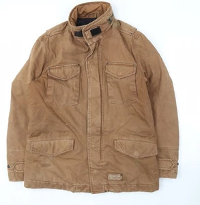 GAS Men's Brown Military Jacket Medium - Picture 1 of 12