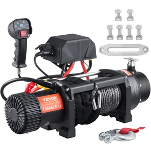 VEVOR 8000-13000Lbs Electric Winch with Remote Control ATV Nylon Rope Winch for - Picture 1 of 15