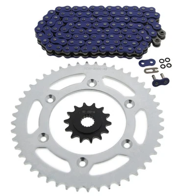 Cadena y piñón junta tórica azul Honda 2002-14 CRF450 R / 05-14 CRF450 X 14/48 114 L Foto 1 de 4