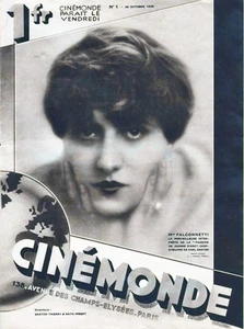 Revues cinéma-CINEMONDE- 3 reliures annuelles - 1928 à 1931 - Picture 1 of 1