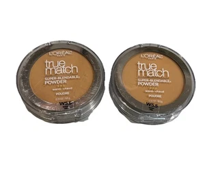 2 Pack L'Oreal True Match Super Blendable Powder Warm W5.5 Suntan Sealed! - Picture 1 of 3