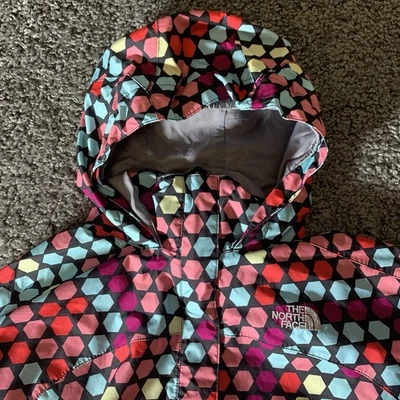 Chaqueta North Face Niñas XL Hyvent Cortavientos Esquí Térmica Estampado Completo Foto 1 de 4