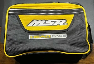 MSR Headcase Yellow Black Motorcycle Helmet Duffle Bag 15”x10”x10” - Picture 1 of 8