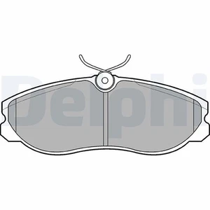 DELPHI Bremsbelagsatz, Scheibenbremse Vorderachse u.a. für FORD, LDV, NISSAN - Bild 1 von 3
