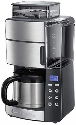 RUSSELL HOBBS Kaffeemaschine mit Mahlwerk Grind&Brew 25620-56 Thermo Timer 1000W - Bild 1 von 4