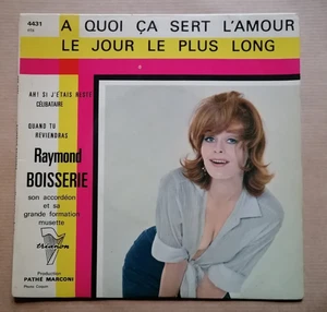 RAYMOND BOISSERIE : à quoi ça sert l'amour 7" EP Trianon 4431 Anka 1962 Piaf - Picture 1 of 2
