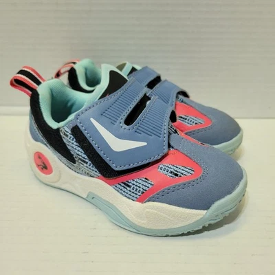 SHAQ Toddler Boys RAQ LOW Basketball Shoes Blue/Coral Multicolor Size 9 - Image 1 of 4