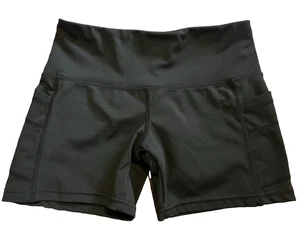 Pantalones Cortos Atléticos Para Mujer STARTING POINT Negros Ajustados Bicicleta Correr Pantalones Cortos Talla S - Imagen 1 de 7