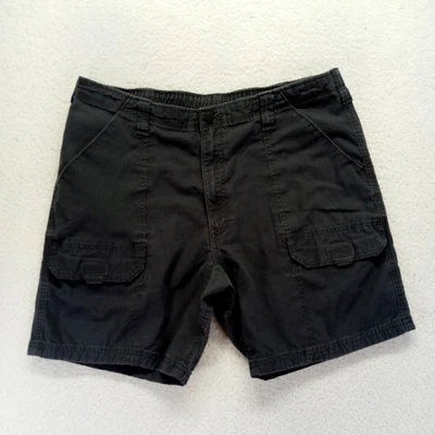 Pantalones Cortos de Carga Wrangler Para Hombre Gris Talla 36 Elastizados Mezcla de Algodón Bolsillos Utilitarios Foto 1 de 4