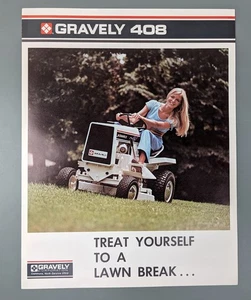 Gravely 1970 408 Tractor Ad Brochure - Picture 1 of 3