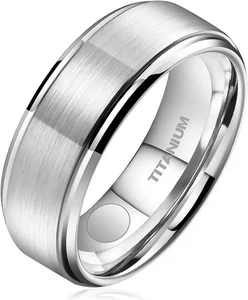 Titan-Magnetring mit Neodym-Magneten | 3500 Gauss Stärke - Bild 1 von 6