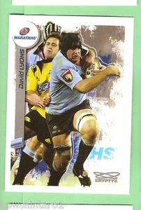2003 RUGBY UNION CARD #14 DAVID LYONS, NSW WARATAHS - Imagen 1 de 1