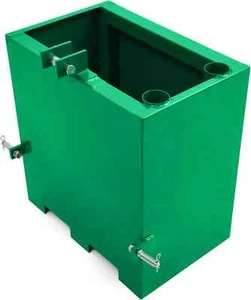 Ballast Box 3 Point Hitch Counterweight for Cat 1 Category 1 Tractor 800lb Green - Picture 1 of 7