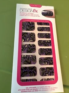 dashing diva Design FX color FX nail appliqué purple butterfly design - Picture 1 of 2