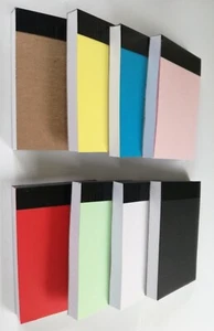 24 BLOCS DE NOTAS A7 BLANCO LISO 80 GSM PAPEL MINI JOTTER NOTEBOOK NOTA 100 HOJAS P/P - Imagen 1 de 68