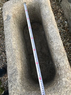 Granitgrander Brunnen Wasser Granitgrand Wassergrand antikerart Steintrog massiv - Bild 1 von 4